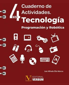 portada Cuaderno de Actividades de Tecnología, Programación y Robótica: 4to eso (in Spanish)