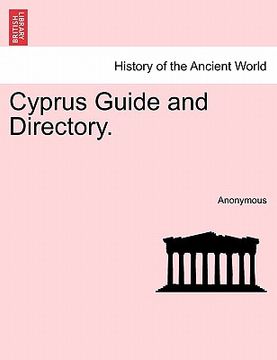 portada cyprus guide and directory. (en Inglés)
