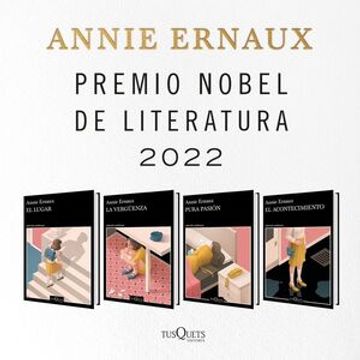 portada Estuche Annie Ernaux Premio Nobel 2022