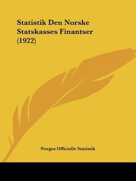 portada Statistik Den Norske Statskasses Finantser (1922)