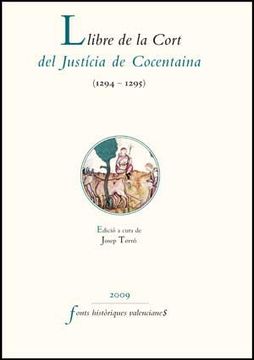 portada Llibre de la Cort del Justícia de Cocentaina (1294-1295) (Fonts Històriques Valencianes)