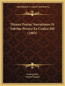 portada Nizami Poetae Narrationes Et Fabvlae Persice Ex Codice MS (1802) (in Latin)