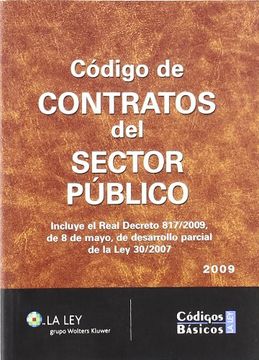 portada Codigo de contratos del sector publico 2009 (Codigos 2009 (la Ley))