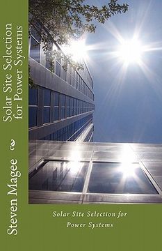 portada solar site selection for power systems (en Inglés)
