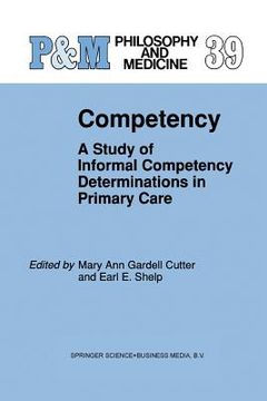 portada Competency: A Study of Informal Competency Determinations in Primary Care (en Inglés)