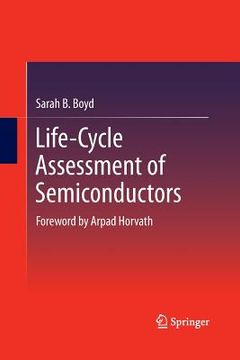 portada Life-Cycle Assessment of Semiconductors (en Inglés)