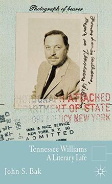 portada Tennessee Williams: A Literary Life (Literary Lives) (in English)