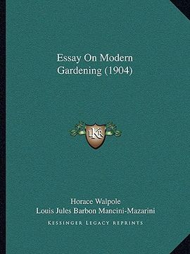 portada essay on modern gardening (1904)