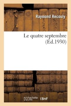 portada Le quatre septembre (in French)
