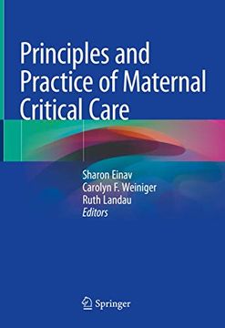 portada Principles and Practice of Maternal Critical Care (en Inglés)