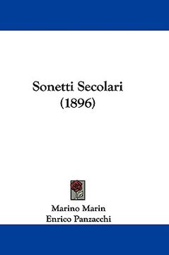 portada sonetti secolari (1896) (en Inglés)