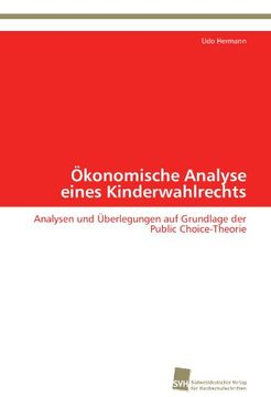 portada Okonomische Analyse Eines Kinderwahlrechts