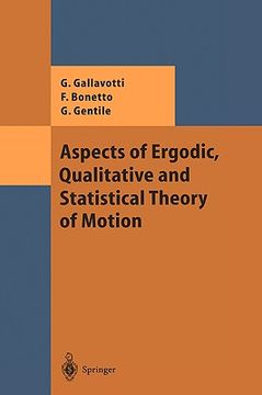 portada aspects of ergodic, qualitative and statistical theory of motion (en Inglés)