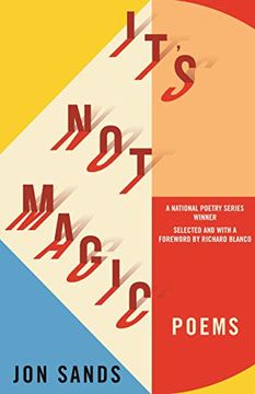 portada It's not Magic (National Poetry Series) (en Inglés)