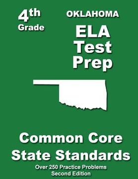 portada Oklahoma 4th Grade ELA Test Prep: Common Core Learning Standards (in English)