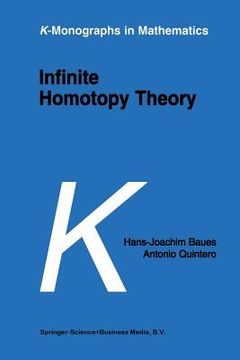 portada Infinite Homotopy Theory (en Inglés)