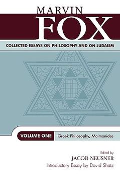 portada collected essays on philosophy and on judaism: greek philosophy, maimonides (en Inglés)