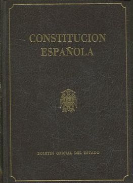 portada CONSTITUCION ESPAÑOLA.