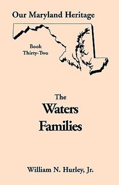 portada our maryland heritage, book 32: the waters families (in English)