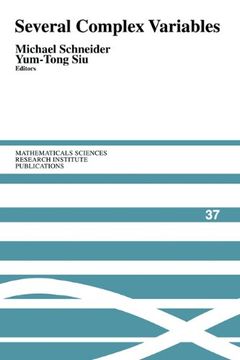 portada Several Complex Variables Hardback (Mathematical Sciences Research Institute Publications) 