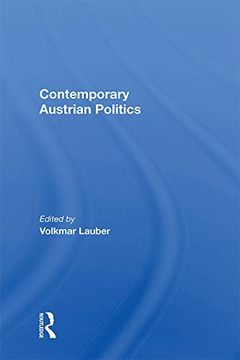 portada Contemporary Austrian Politics (en Inglés)