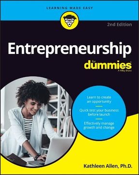 portada Entrepreneurship for Dummies (en Inglés)