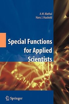 portada special functions for applied scientists (en Inglés)