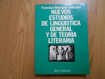 portada Nuevos Estudios de Linguistica General y de Teoria Literaria