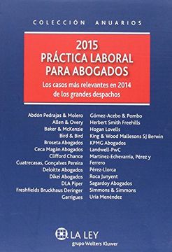 portada 2015 Práctica Laboral Para Abogados (Anuarios (la Ley))