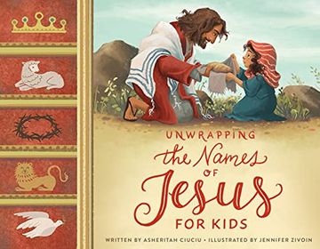 portada Unwrapping the Names of Jesus for Kids (en Inglés)