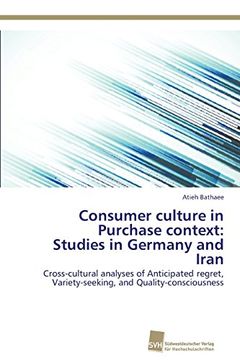 portada Consumer culture in Purchase context: Studies in Germany and Iran