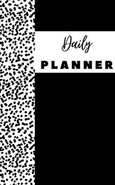 portada Daily Planner - Planning my day - Gold Black Strips Cover (en Inglés)