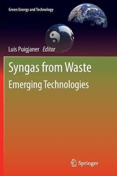 portada Syngas from Waste: Emerging Technologies (en Inglés)