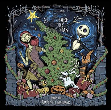 portada Disney tim Burton'S the Nightmare Before Christmas Pop-Up Book and Advent Calendar (en Inglés)