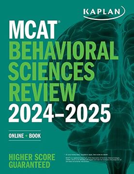 portada Mcat Behavioral Sciences Review 2024-2025: Online + Book (Kaplan Test Prep) (in English)