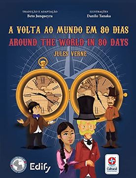 portada Around the World in 80 Days - a Volta ao Mundo em 80 Dias (en Portugués)