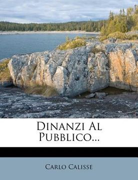 portada Dinanzi Al Pubblico... (en Italiano)
