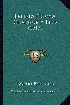 portada letters from a chasseur a pied (1917) (en Inglés)