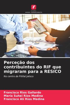 portada Perceção dos Contribuintes do rif que Migraram Para a Resico (en Portugués)