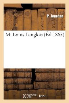 portada M. Louis Langlois (en Francés)