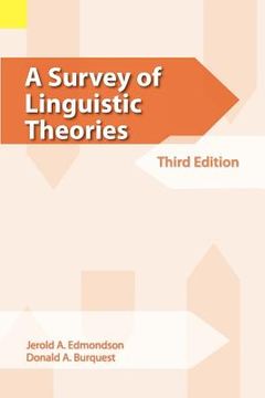 portada a survey of linguistic theories, 3rd edition (en Inglés)