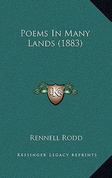 portada poems in many lands (1883) (en Inglés)
