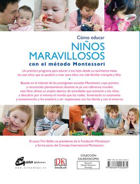 portada Cómo Educar Niños Maravillosos con el Método Montessori (in Spanish)