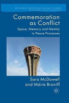portada Commemoration as Conflict: Space, Memory and Identity in Peace Processes (en Inglés)