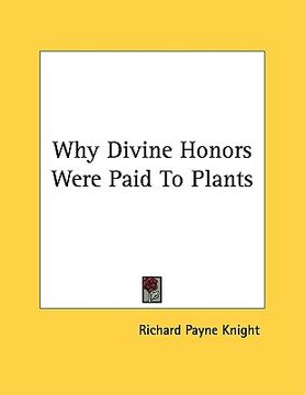 portada why divine honors were paid to plants