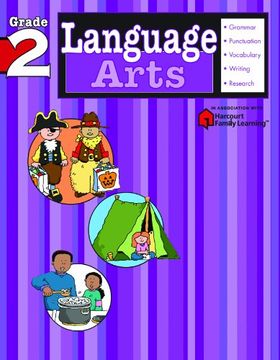 portada Language Arts: Grade 2 (Flash Kids Harcourt Family Learning) (en Inglés)