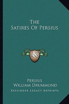 portada the satires of persius (in English)