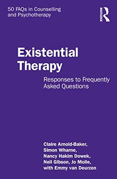 portada Existential Therapy (50 Faqs in Counselling and Psychotherapy) (en Inglés)