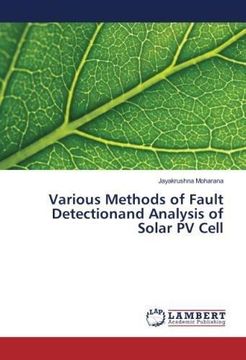 portada Various Methods of Fault Detectionand Analysis of Solar PV Cell (en Inglés)