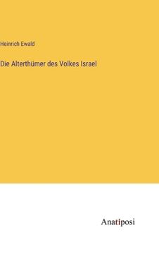 portada Die Alterthümer des Volkes Israel (in German)